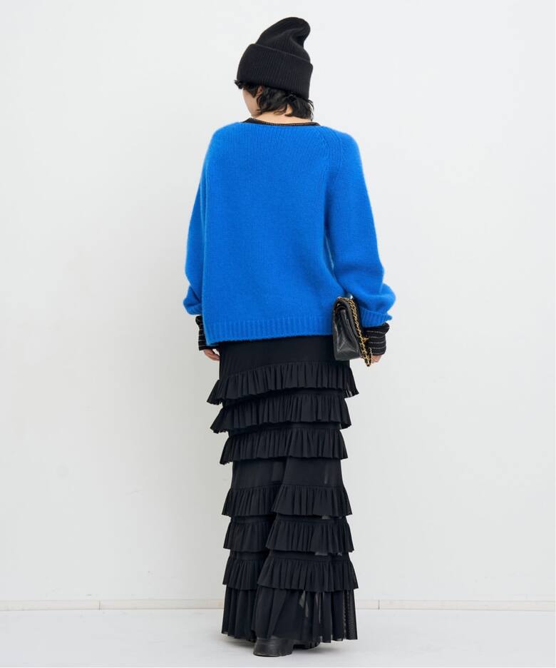 GOOD GRIEF!/グッド グリーフ】 WAFFLE BORDER LONG SLEEVE TOP（T 