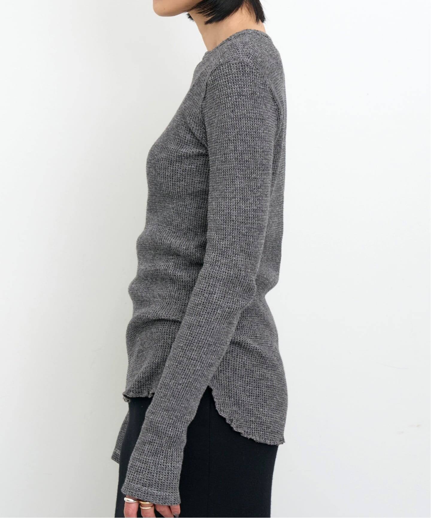 GOOD GRIEF!/グッド グリーフ】 WAFFLE LONG SLEEVE TOP（Tシャツ