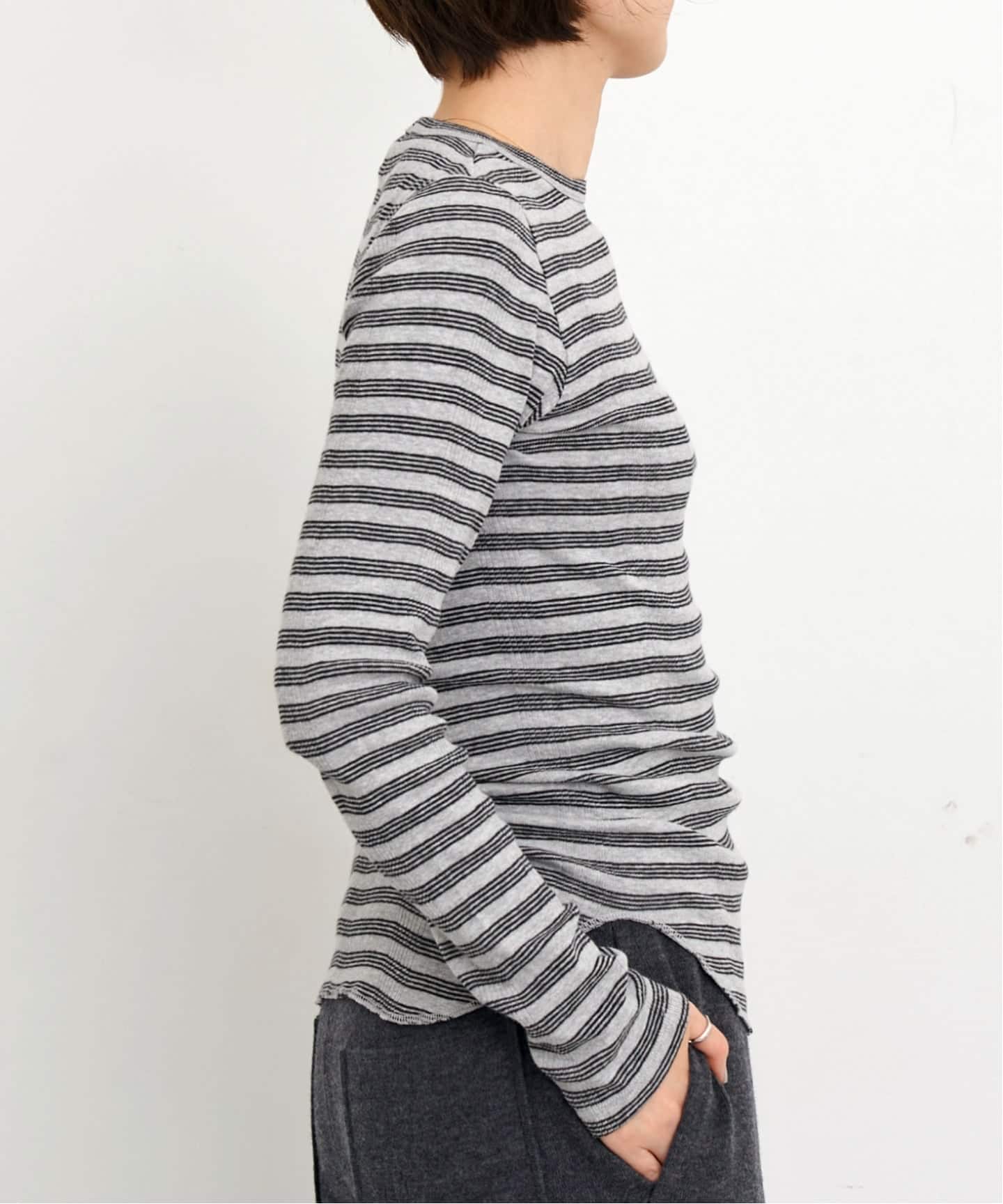 GOOD GRIEF!/グッド グリーフ】 Border Long Sleeve Tee（Tシャツ