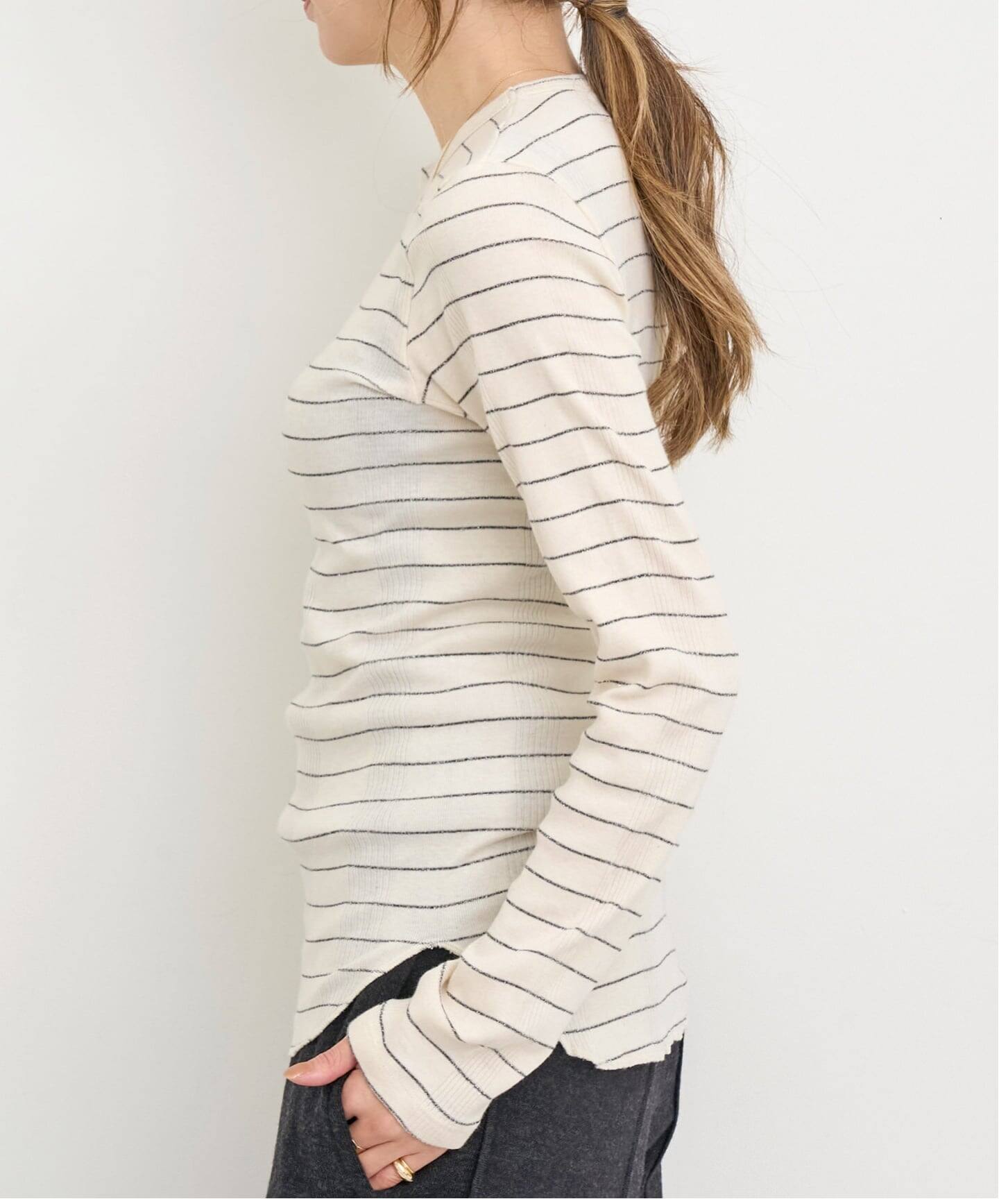 GOOD GRIEF!/グッド グリーフ】 Border Long Sleeve Tee（Tシャツ