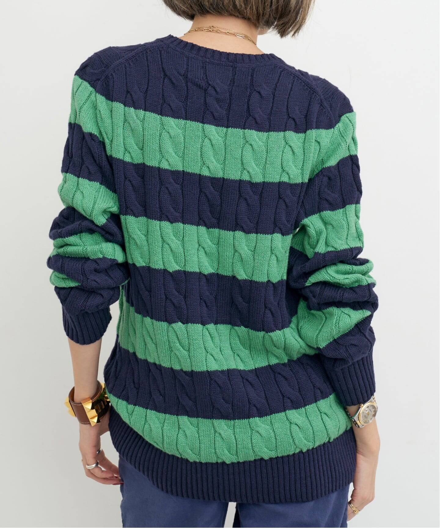 POLO RALPH LAUREN/ポロ ラルフ ローレン】 BORDER KNIT PULLOVER