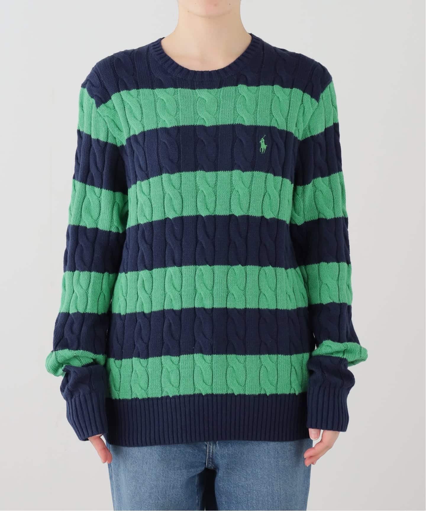 POLO RALPH LAUREN/ポロ ラルフ ローレン】 BORDER KNIT PULLOVER