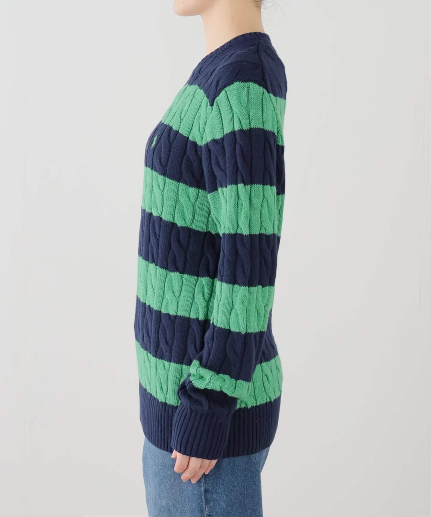 POLO RALPH LAUREN/ポロ ラルフ ローレン】 BORDER KNIT PULLOVER