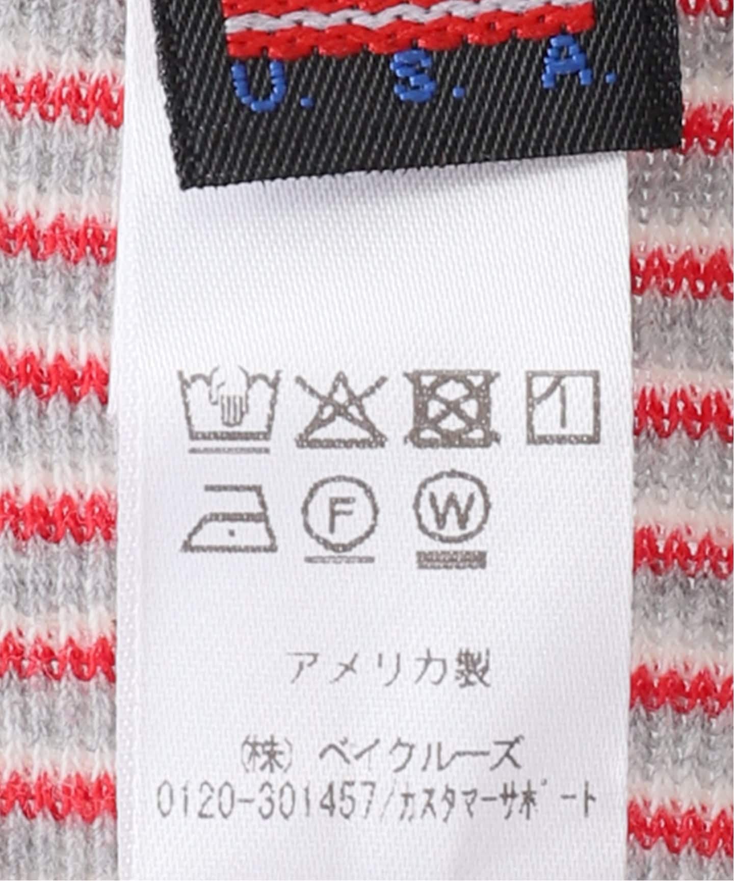L'Appartement GOOD GRIEF!グッドグリーフボーダーロンT赤 GOOD GRIEF!/グッド グリーフ】 Border Long Sleeve Tee（Tシャツ