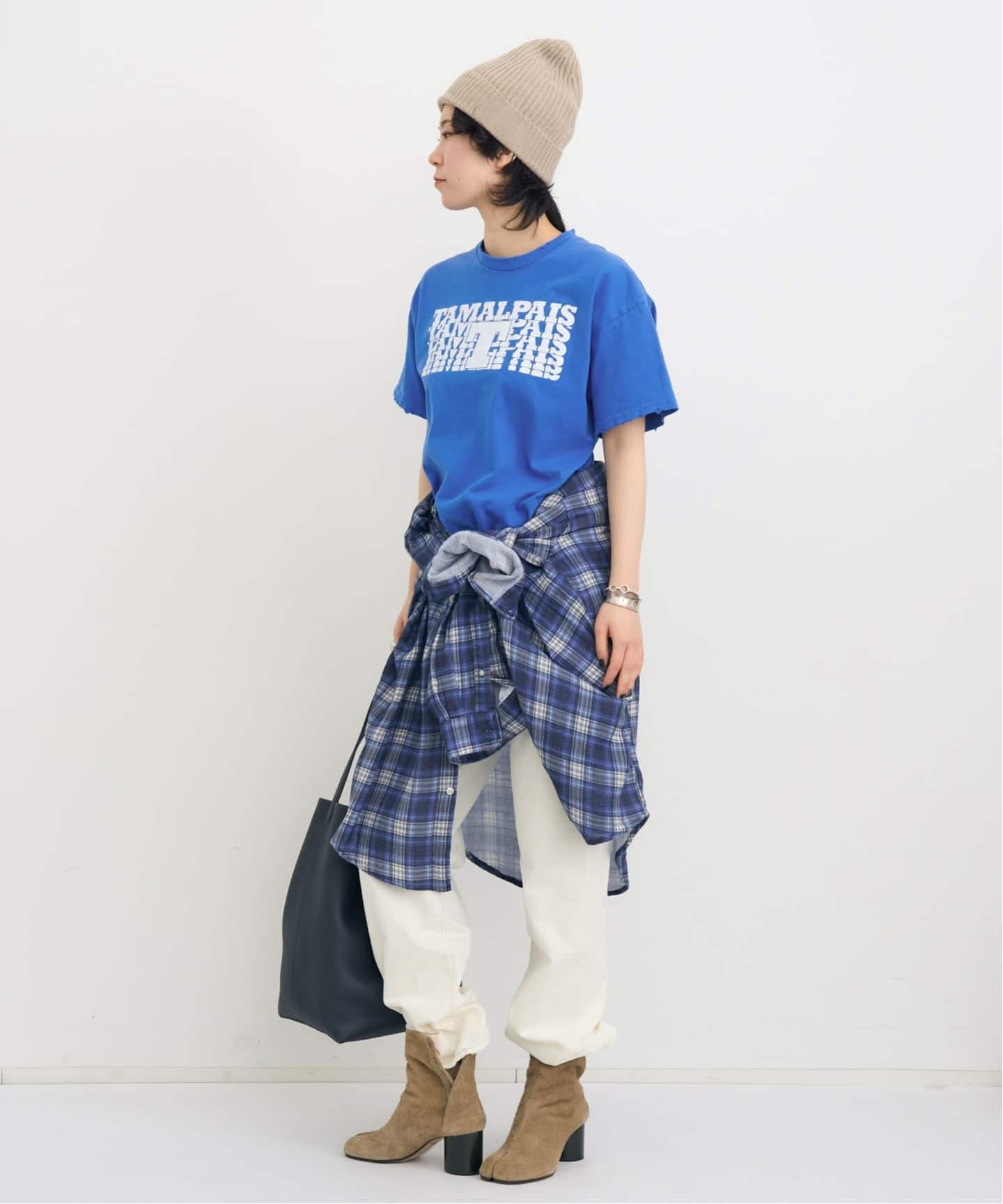 JOHNBULL/ジョンブル】 Like Vintage Tee Blue（Tシャツ／カットソー