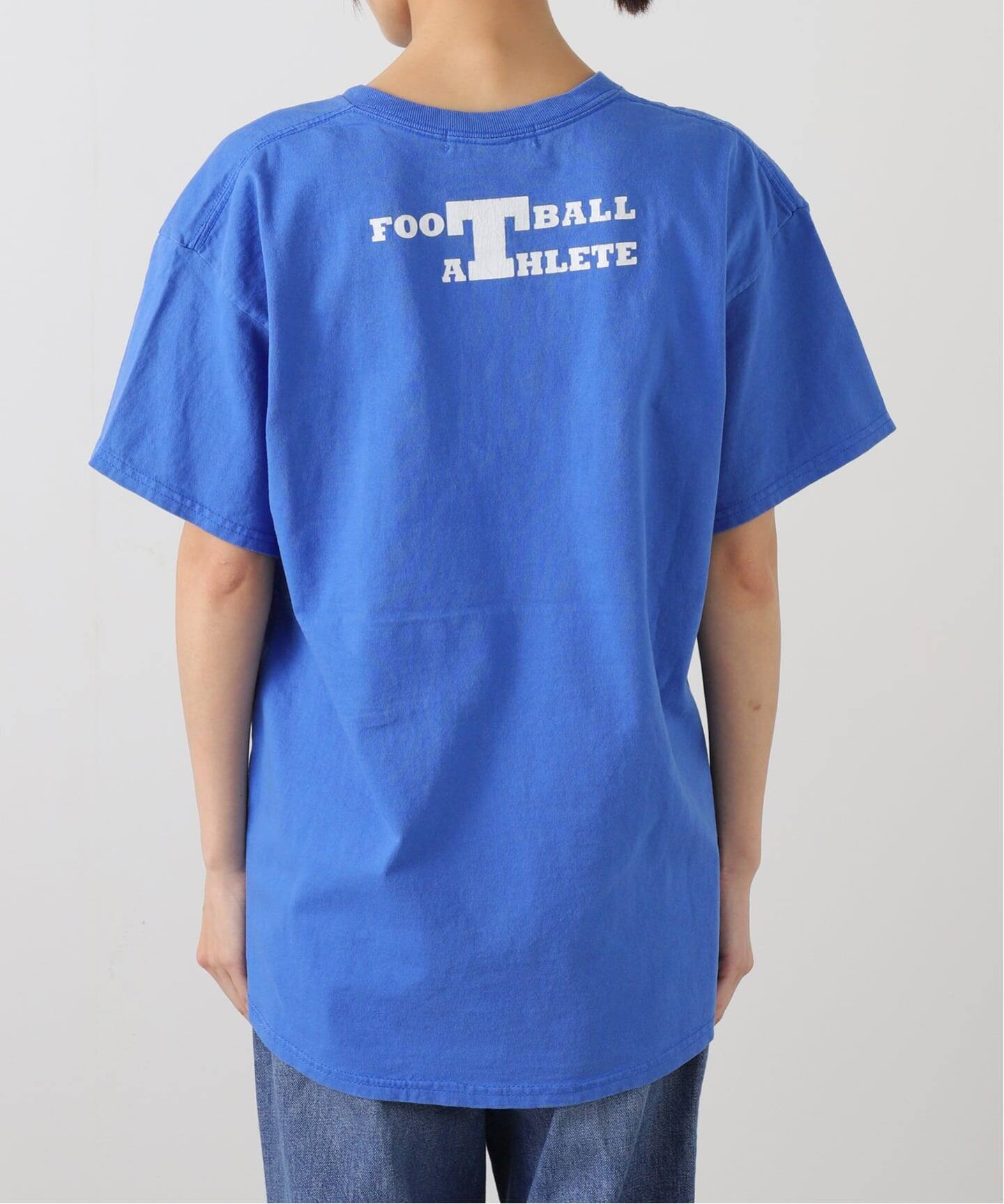 【専用！】★アパルトモン ルベーシック/ BLUE LOGO Tee JOHNBULL/ジョンブル】 Like Vintage Tee Blue（Tシャツ／カットソー