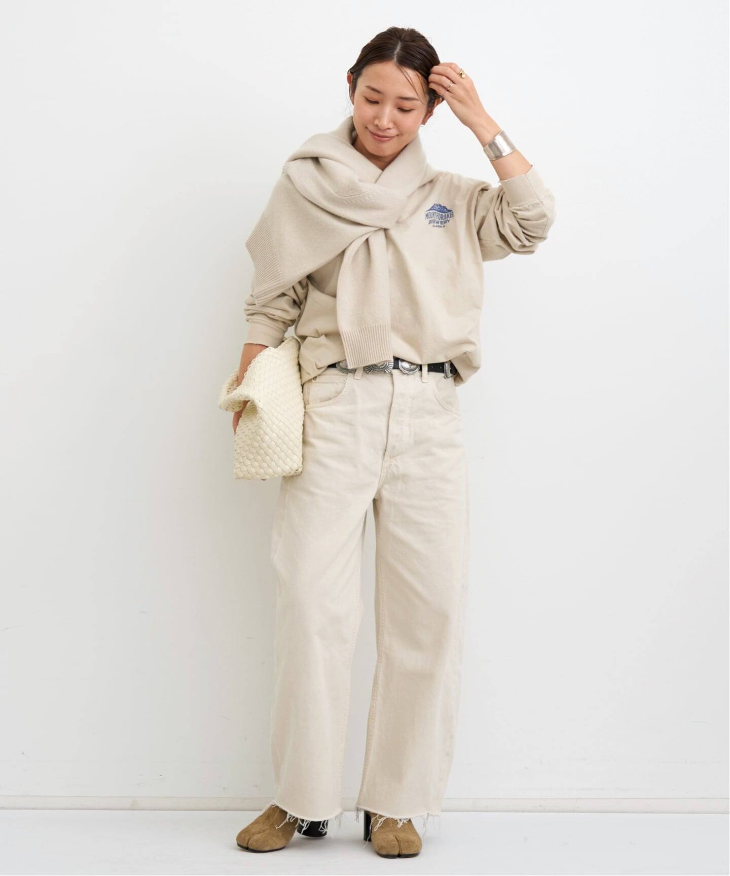 アパルトモン別注JOHNBULL☆Like Vintage Tee Olive JOHNBULL/ジョンブル】 Like Vintage Long Sleeve Tee（Tシャツ