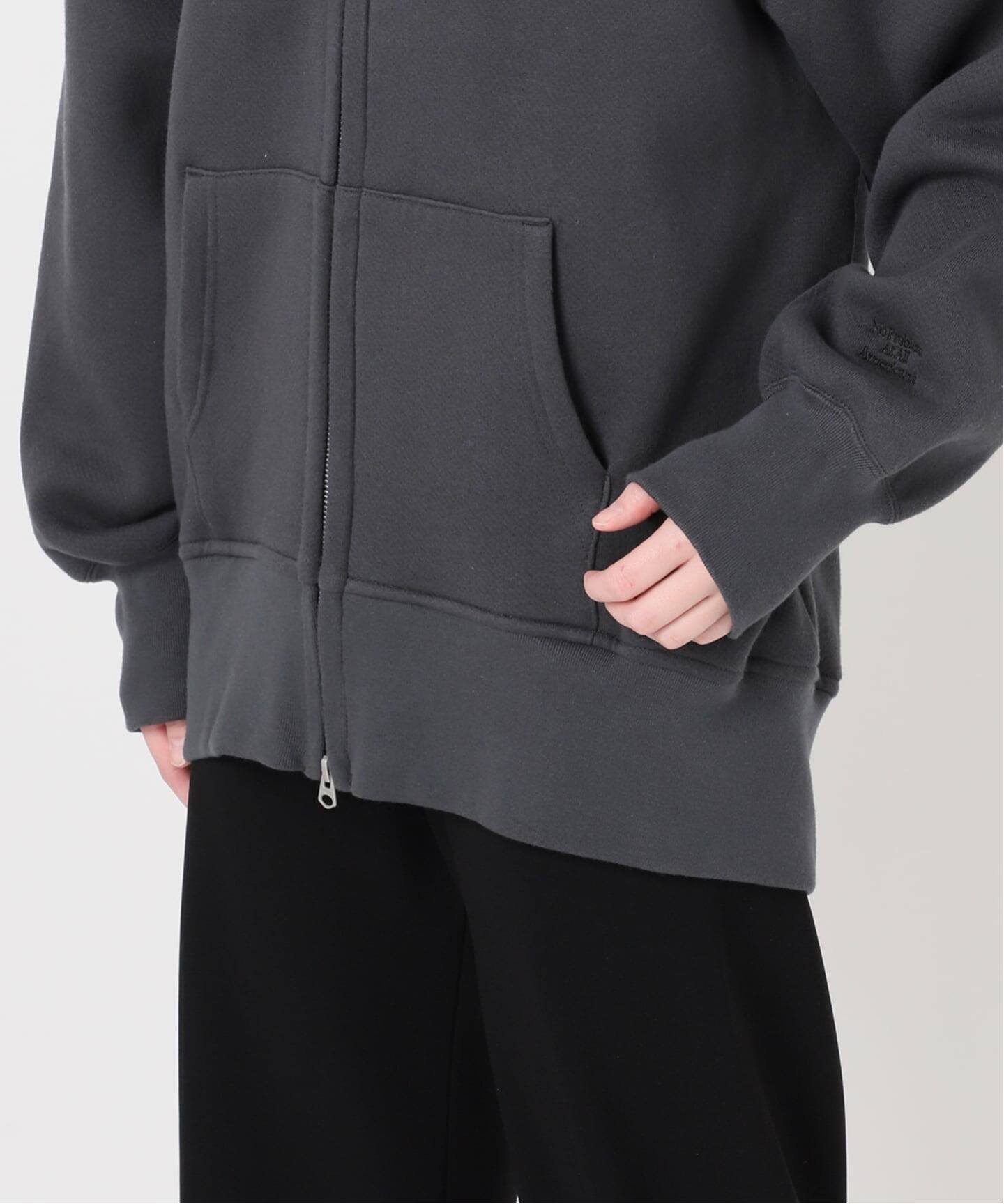 AMERICANA/アメリカーナWIDE FULLZIP HOODIE 専用 AMERICANA/アメリカーナ】 WIDE FULLZIP HOODIE（パーカー）｜L