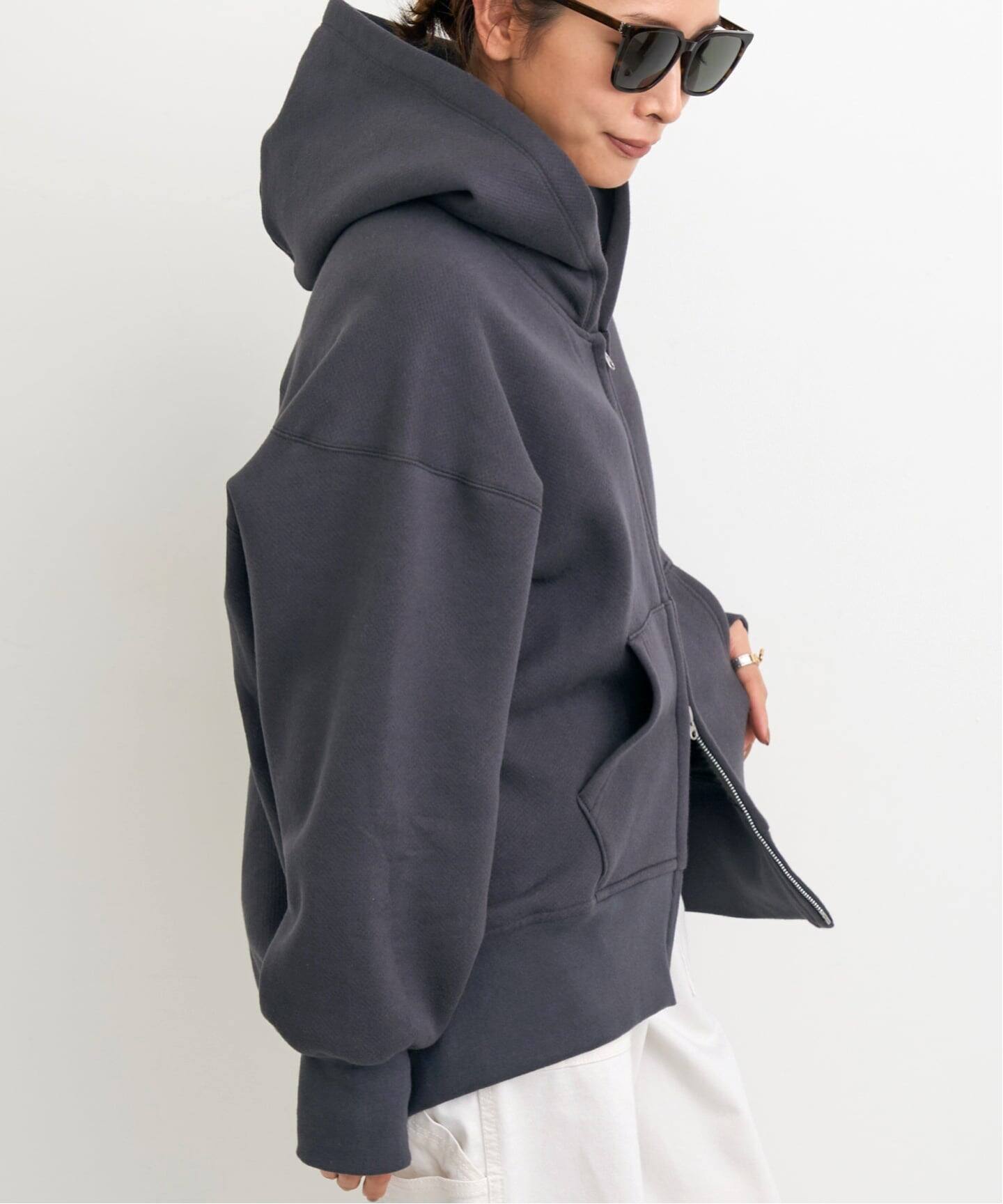 AMERICANA/アメリカーナ】 WIDE FULLZIP HOODIE（パーカー）｜L 
