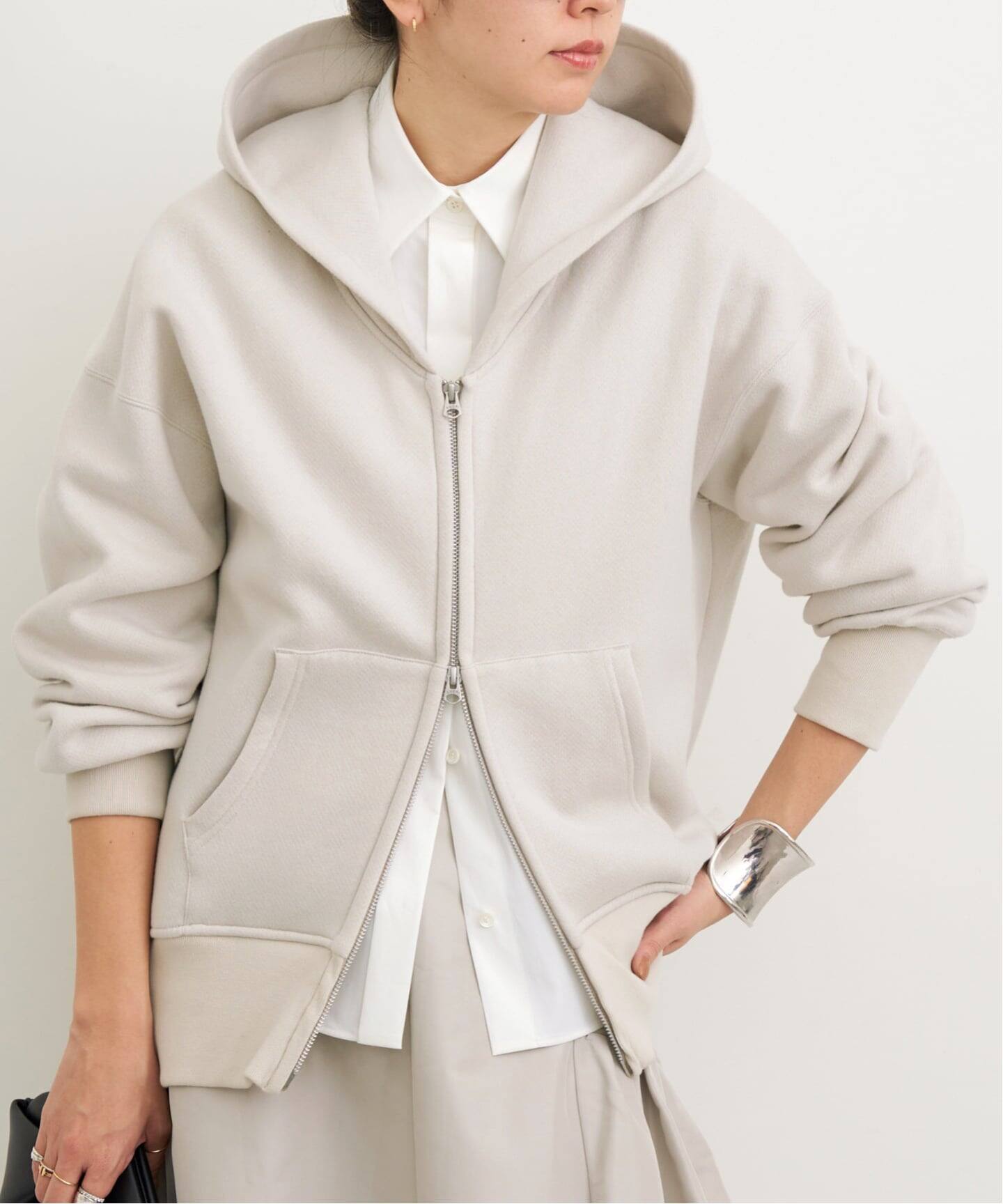 AMERICANA/アメリカーナ】 WIDE FULLZIP HOODIE（パーカー）｜L 