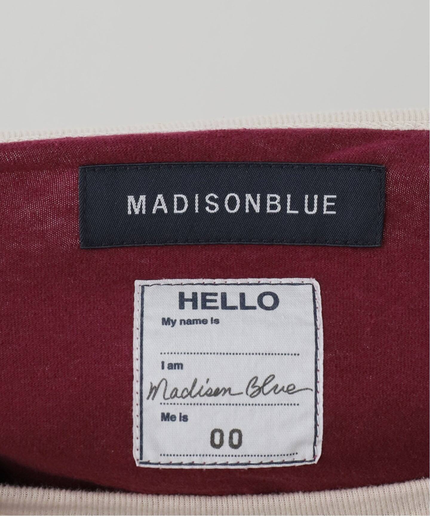 MADISON BLUE Tシャツ MADISON BLUE/マディソン ブルー】 HALF SLEEVE RINGER TEE（Tシャツ
