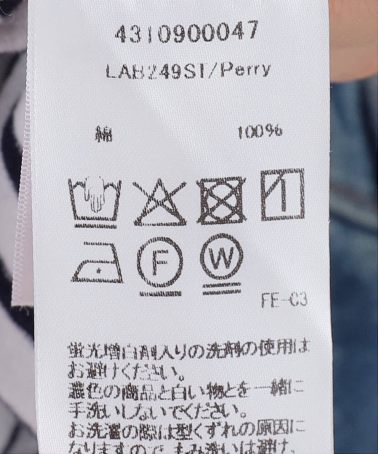 FRANK&EILEEN/フランクアンドアイリーン】 Perry Border Crewneck Tee