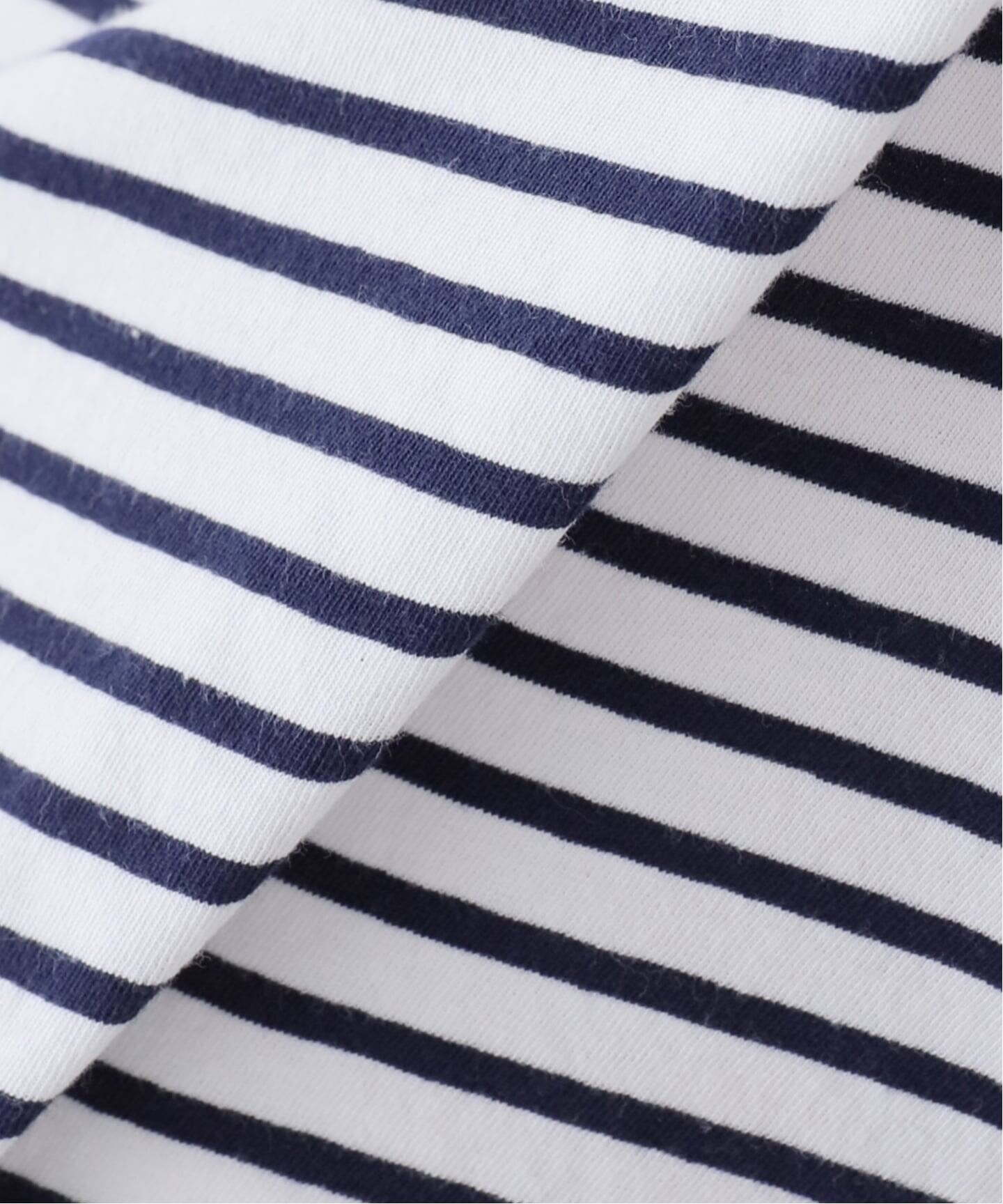 FRANK&EILEEN/フランクアンドアイリーン】 Perry Border Crewneck Tee