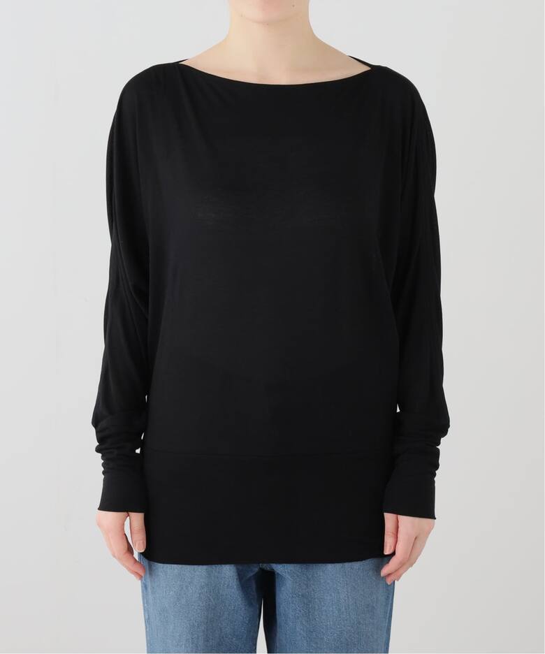 TOTEME/トーテム】 BOATNECK JERSEY TOP（Tシャツ／カットソー）｜L