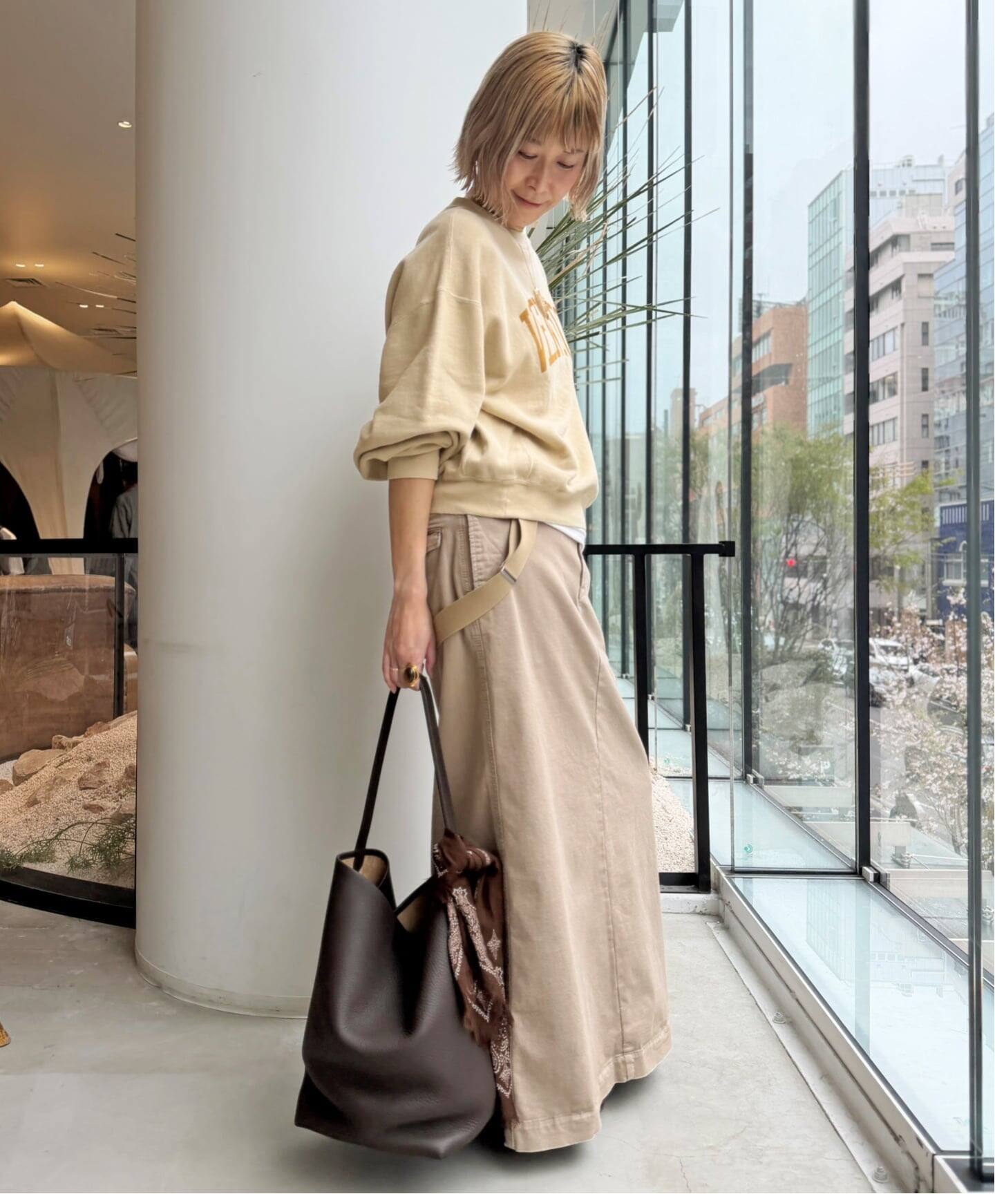 REMI RELIEF/レミ レリーフ】 NEW CREW NECK SWEAT（スウェット）｜L