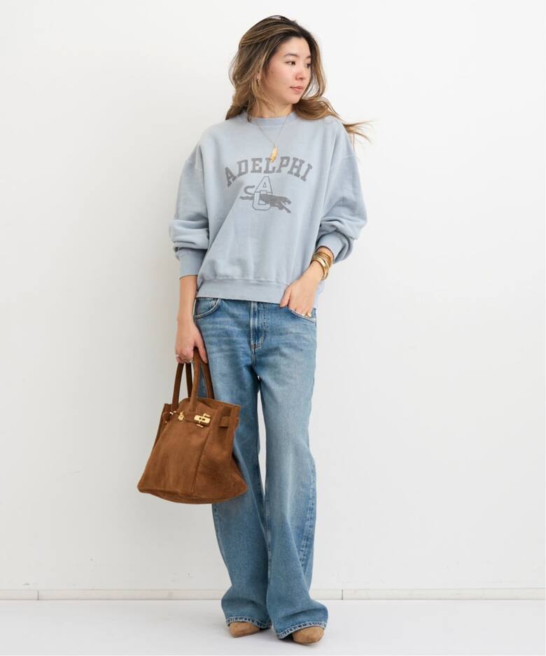 REMI RELIEF/レミ レリーフ】 NEW CREW NECK SWEAT（スウェット）｜L 