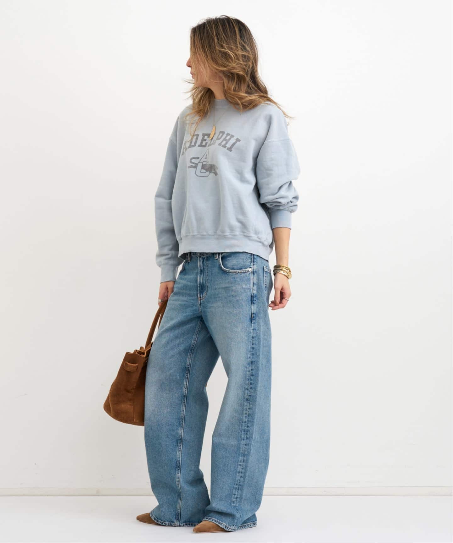 L'Appartement レミレリーフ CREW NECK SWEAT 新品 予約》【REMI RELIEF/レミ レリーフ】 NEW CREW NECK SWEAT