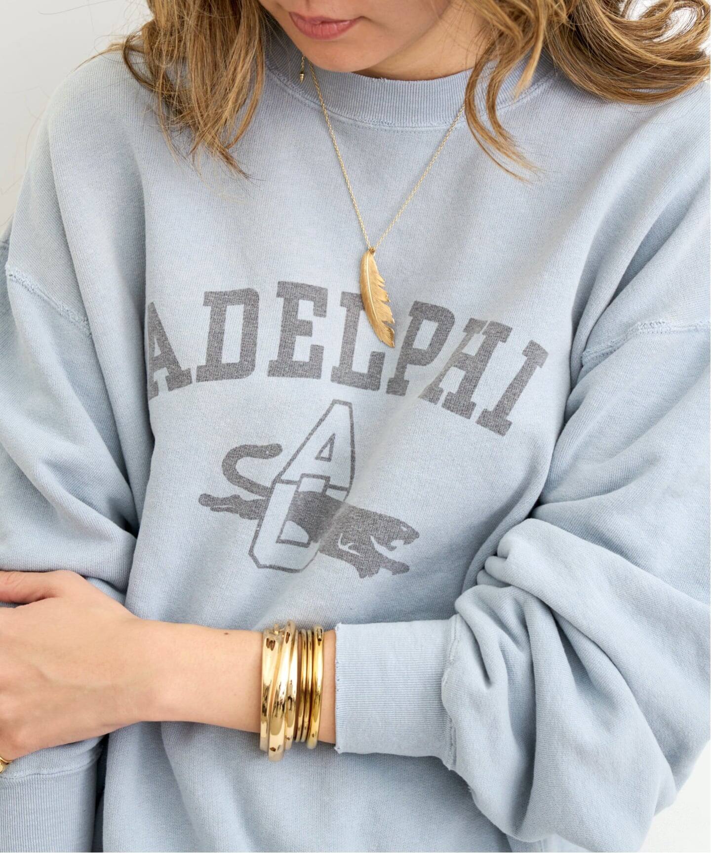 REMI RELIEF/レミ レリーフ】 NEW CREW NECK SWEAT（スウェット）｜L 