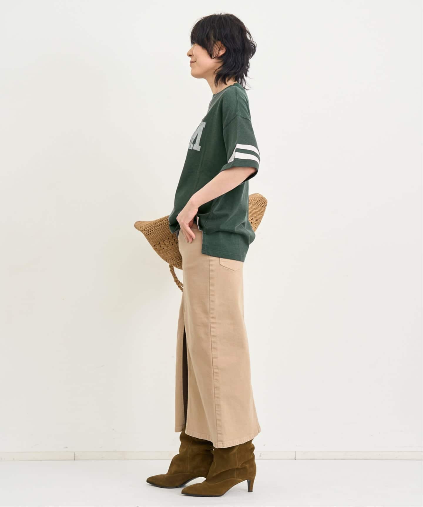 REMI RELIEF/レミ レリーフ】 M PRINT FOOTBALL TEE（Tシャツ