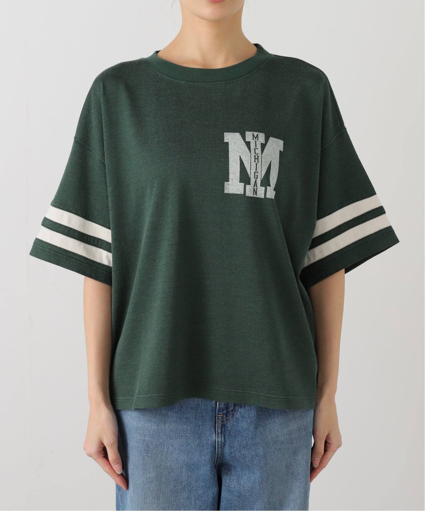 REMI RELIEF/レミ レリーフ】 M PRINT FOOTBALL TEE（Tシャツ