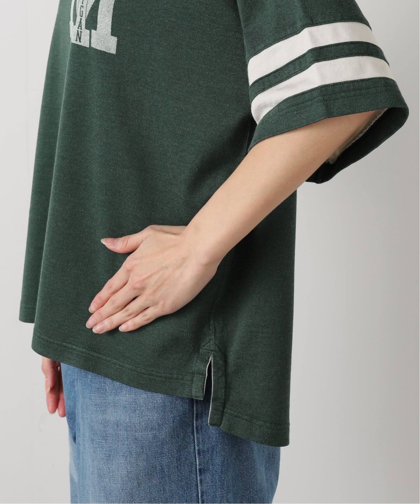 REMI RELIEF/レミ レリーフ】 M PRINT FOOTBALL TEE（Tシャツ