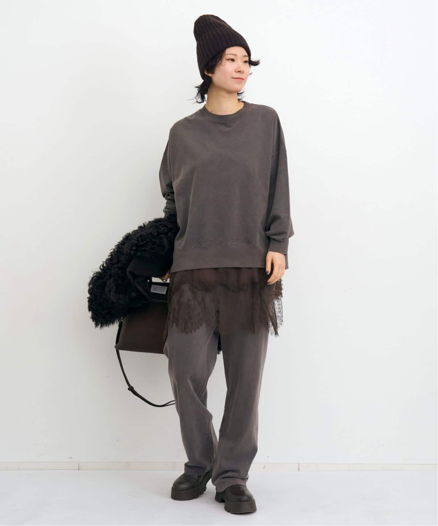 REMI RELIEF/レミ レリーフ】 CREW NECK SWEAT（スウェット）｜L