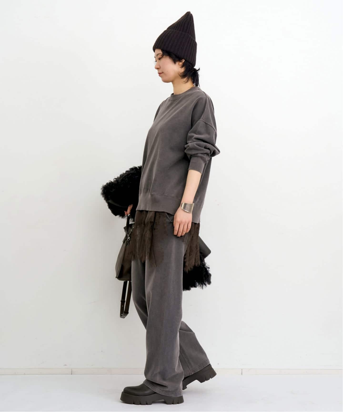 REMI RELIEF/レミ レリーフ】 CREW NECK SWEAT（スウェット）｜L