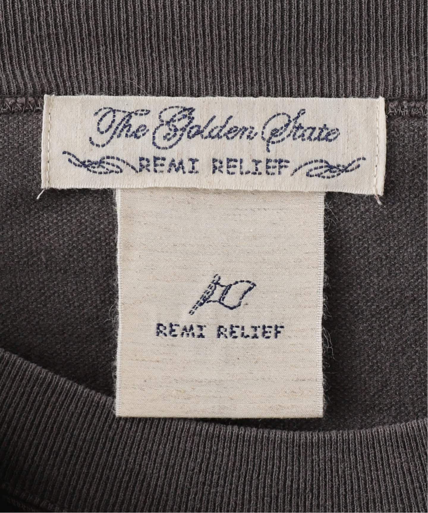 REMI RELIEF/レミ レリーフ】 CREW NECK SWEAT（スウェット）｜L
