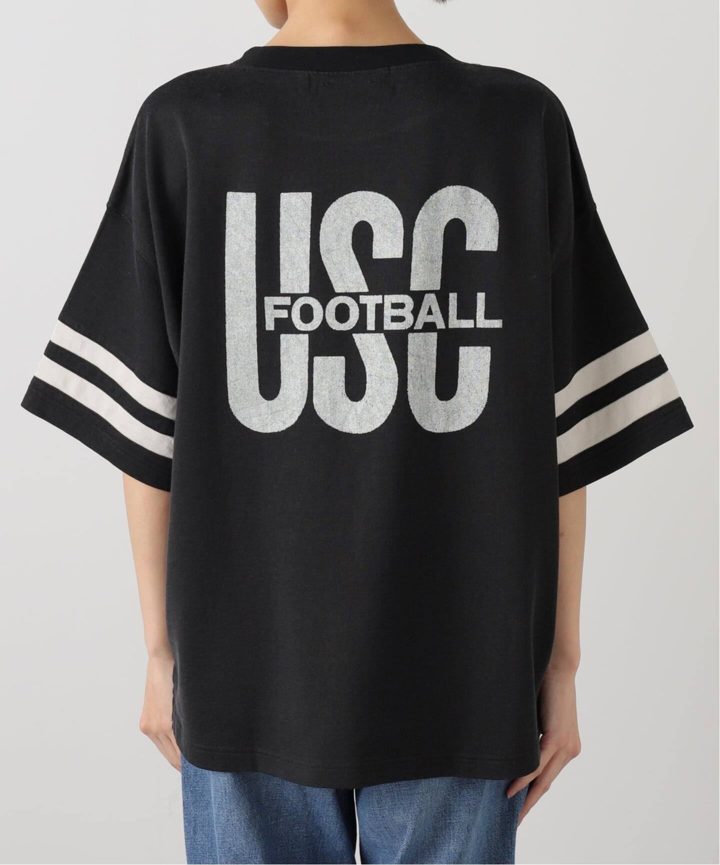 REMI RELIEF/レミ レリーフ】 USC PRINT FOOTBALL T（Tシャツ