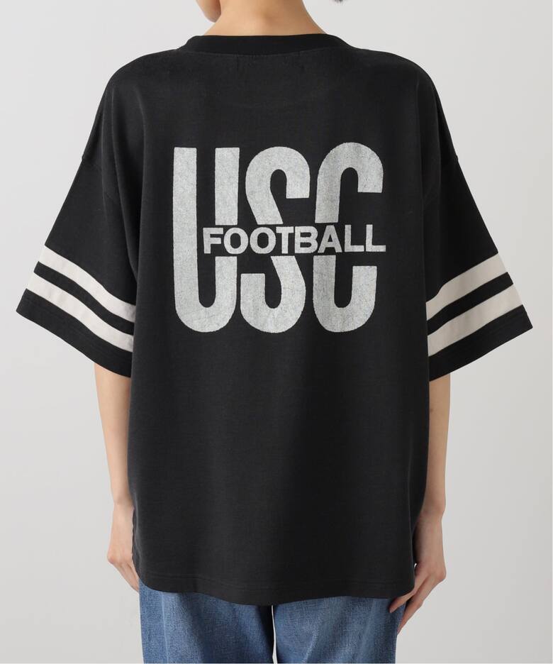 REMI RELIEF/レミ レリーフ】 USC PRINT FOOTBALL T（Tシャツ 