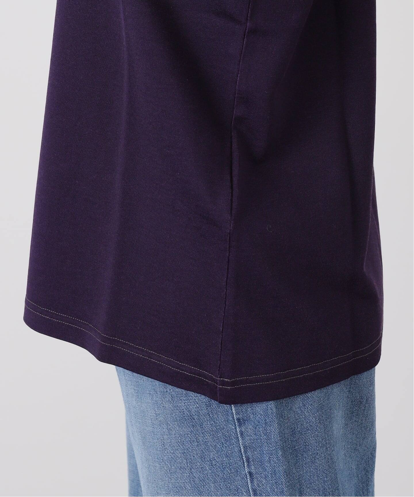 Maison Margiela 変形カットソー パープル Maison Martin Margiela, purple T-shirt with zipper. - Unique