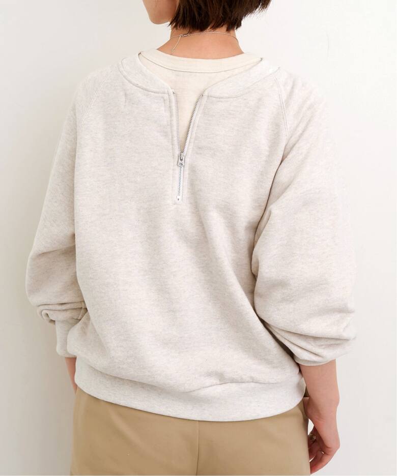 AMERICANA/アメリカーナ】 BACK ZIP SWEAT（スウェット）｜L 