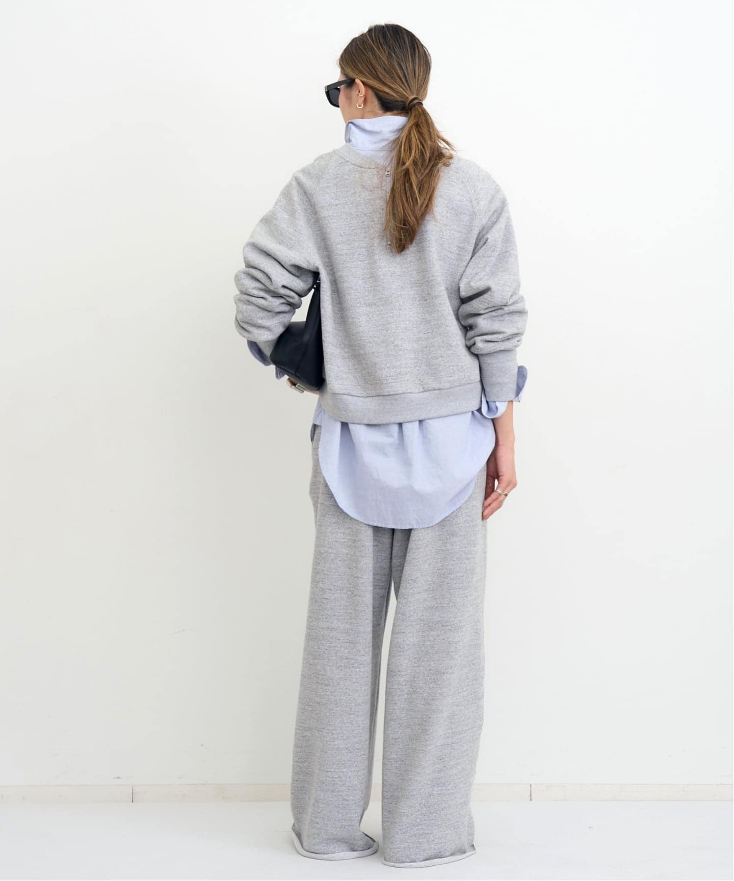 AMERICANA/アメリカーナ】 BACK ZIP SWEAT（スウェット）｜L