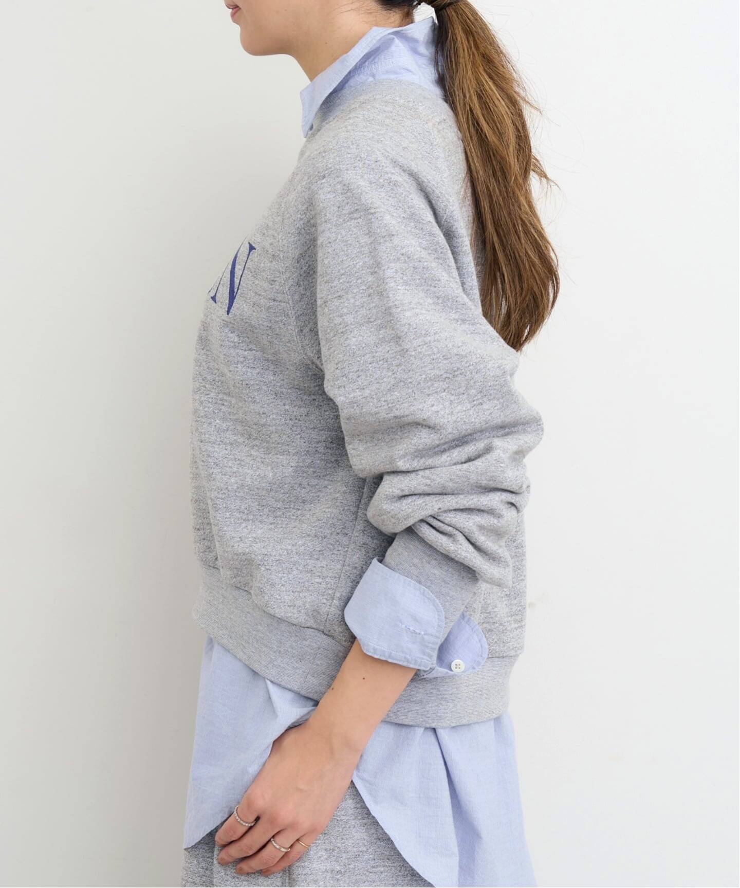 AMERICANA/アメリカーナ】 BACK ZIP SWEAT（スウェット）｜L 