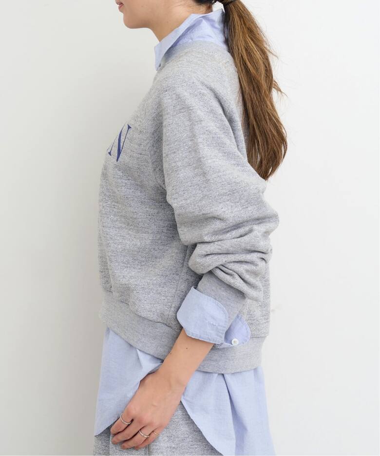 AMERICANA/アメリカーナ】 BACK ZIP SWEAT（スウェット）｜L 