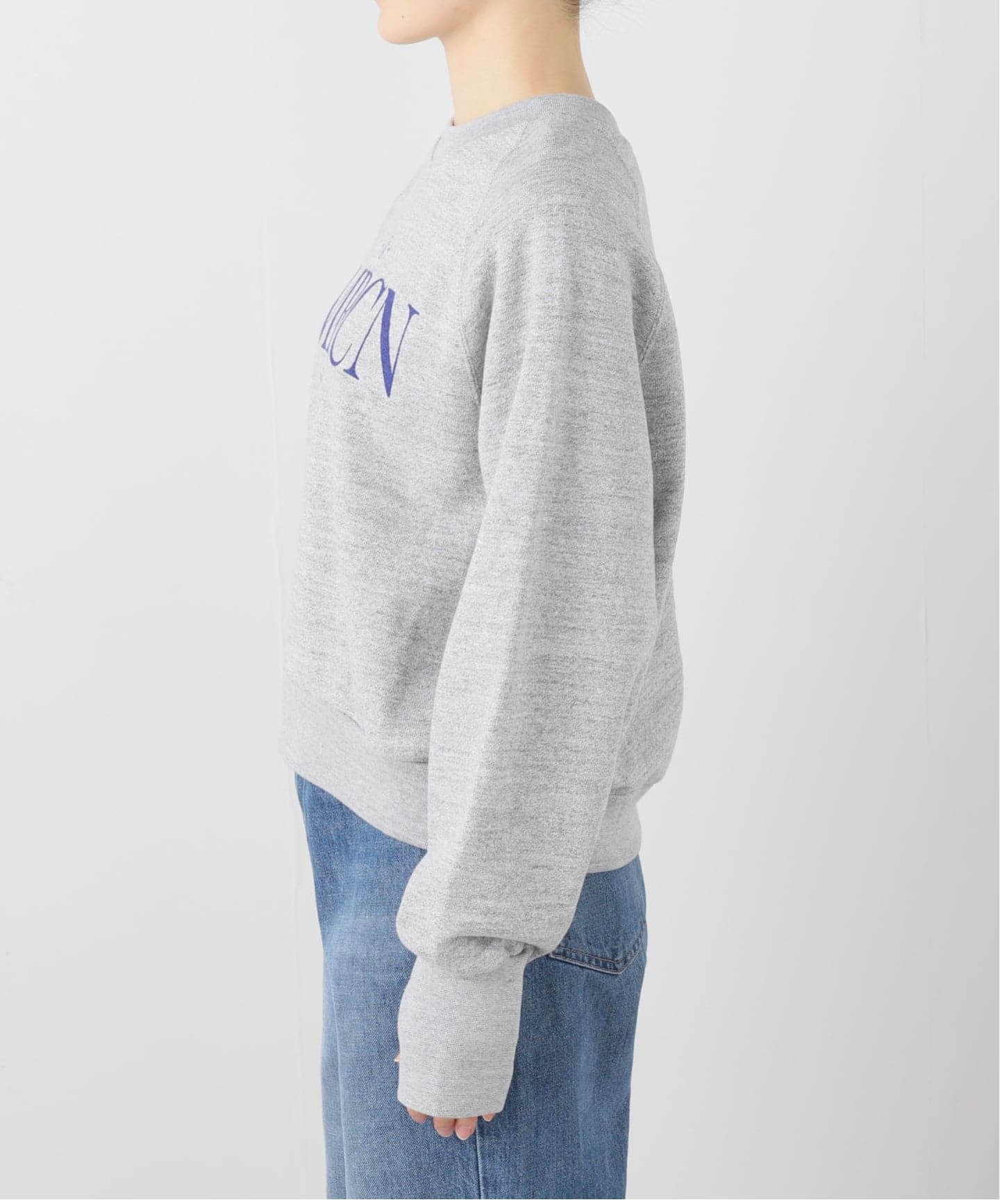 AMERICANA/アメリカーナ】 BACK ZIP SWEAT（スウェット）｜L