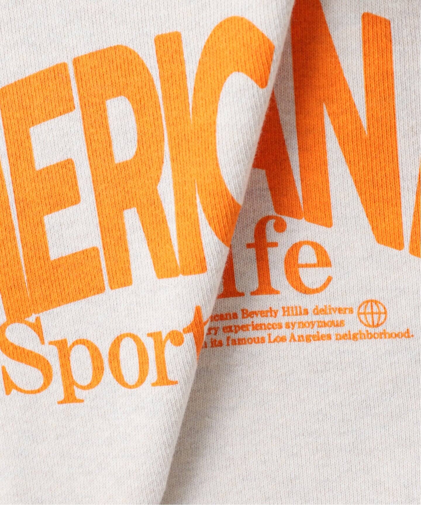 AMERICANA/アメリカーナ】 BACK ZIP SWEAT（スウェット）｜L