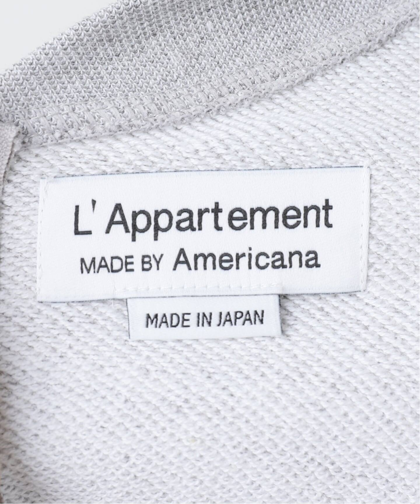 AMERICANA/アメリカーナ】 BACK ZIP SWEAT（スウェット）｜L 