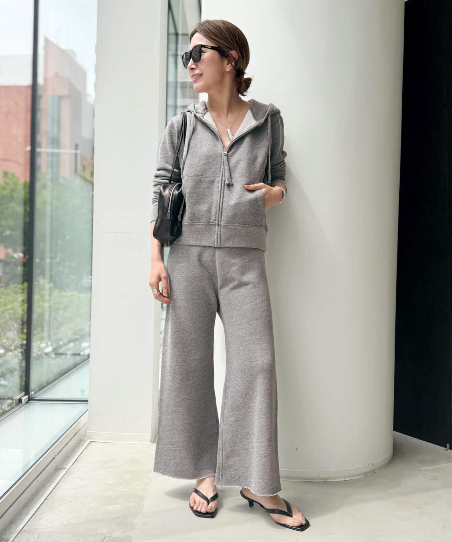 アパルトモン NILI LOTAN/ニリロータン SWEAT HOODIE 36 NILI LOTAN/ニリ ロタン】 CALLIE ZIP UP HOODIE（パーカー）｜L