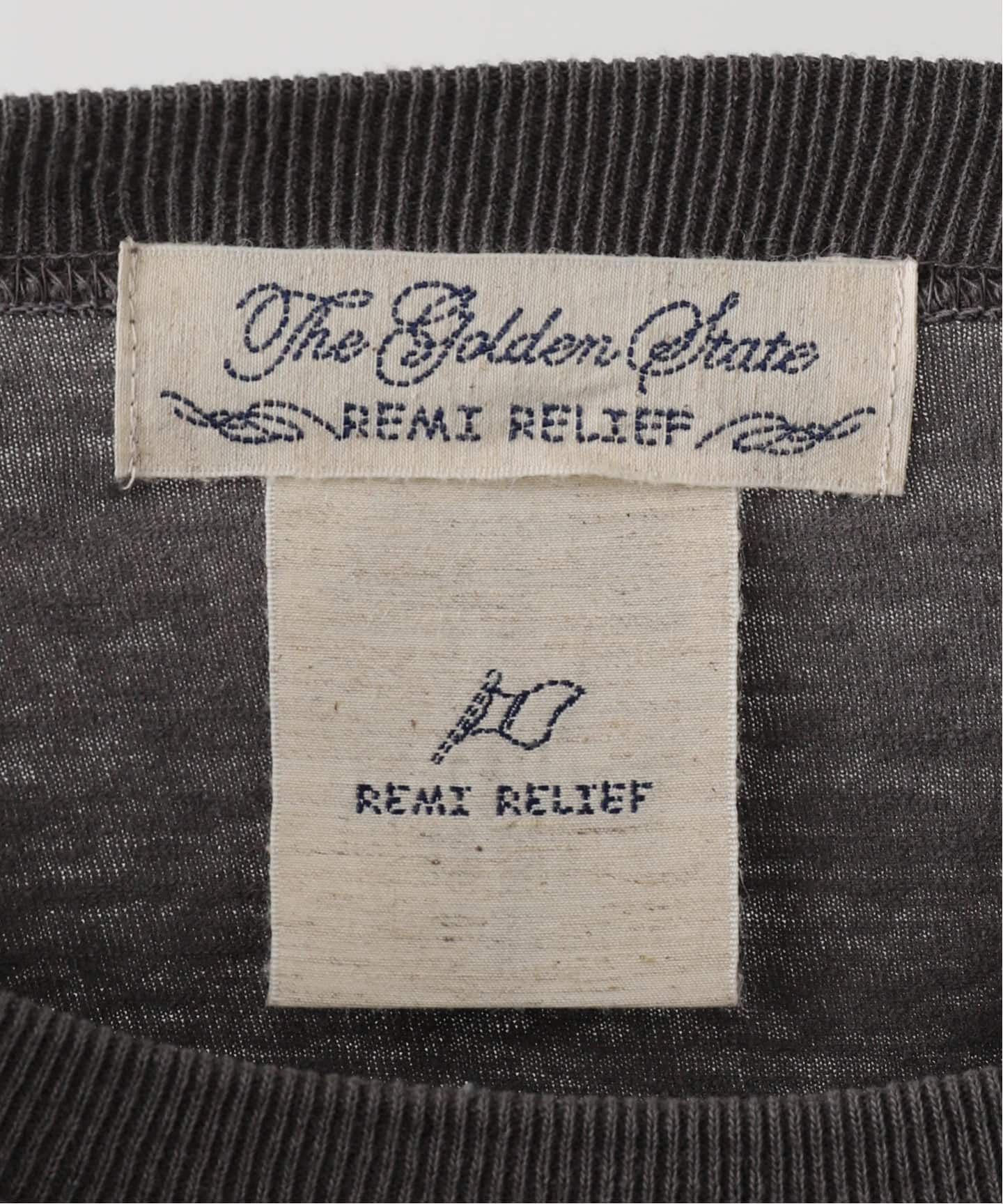 REMI RELIEF/レミ レリーフ】 LONG SLEEVE TEE（Tシャツ／カットソー