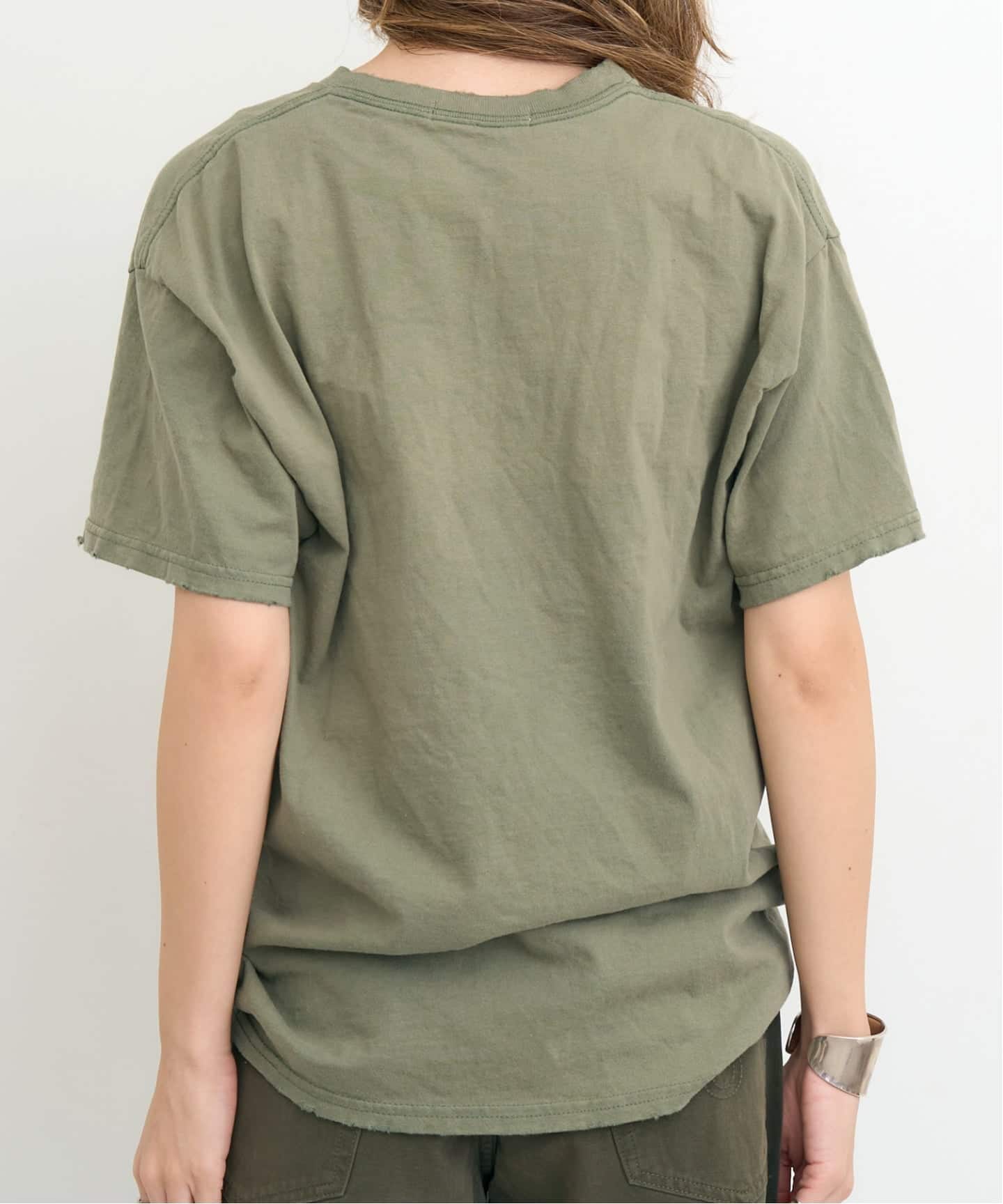 JOHNBULL/ジョンブル】 Like Vintage Tee Olive（Tシャツ／カットソー