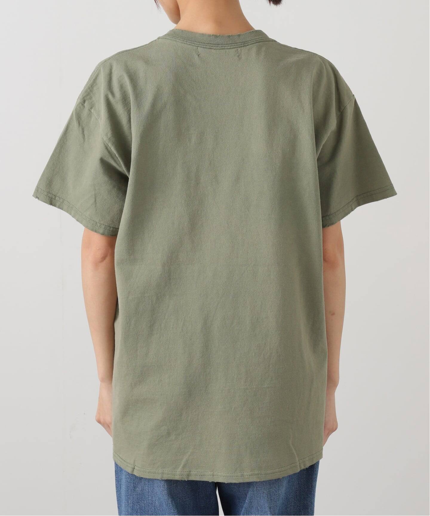 【未使用タグ付】〈JOHNBULL〉Like Vintage Tee Olive JOHNBULL/ジョンブル】 Like Vintage Tee Olive（Tシャツ／カットソー