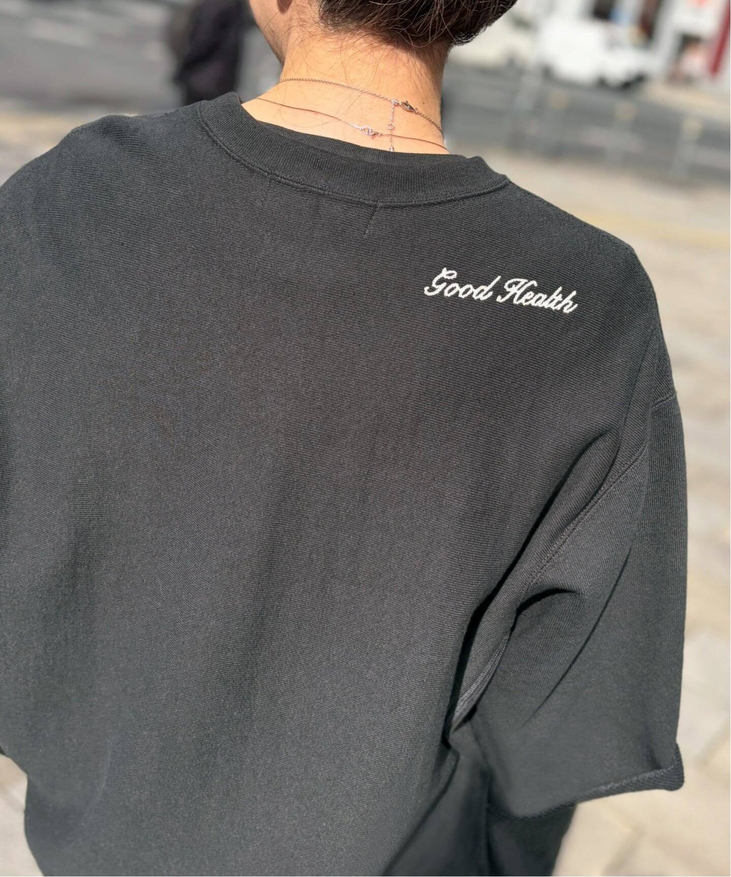 予約》【AMERICANA/アメリカーナ】 HALF SLEEVE SWEAT（スウェット