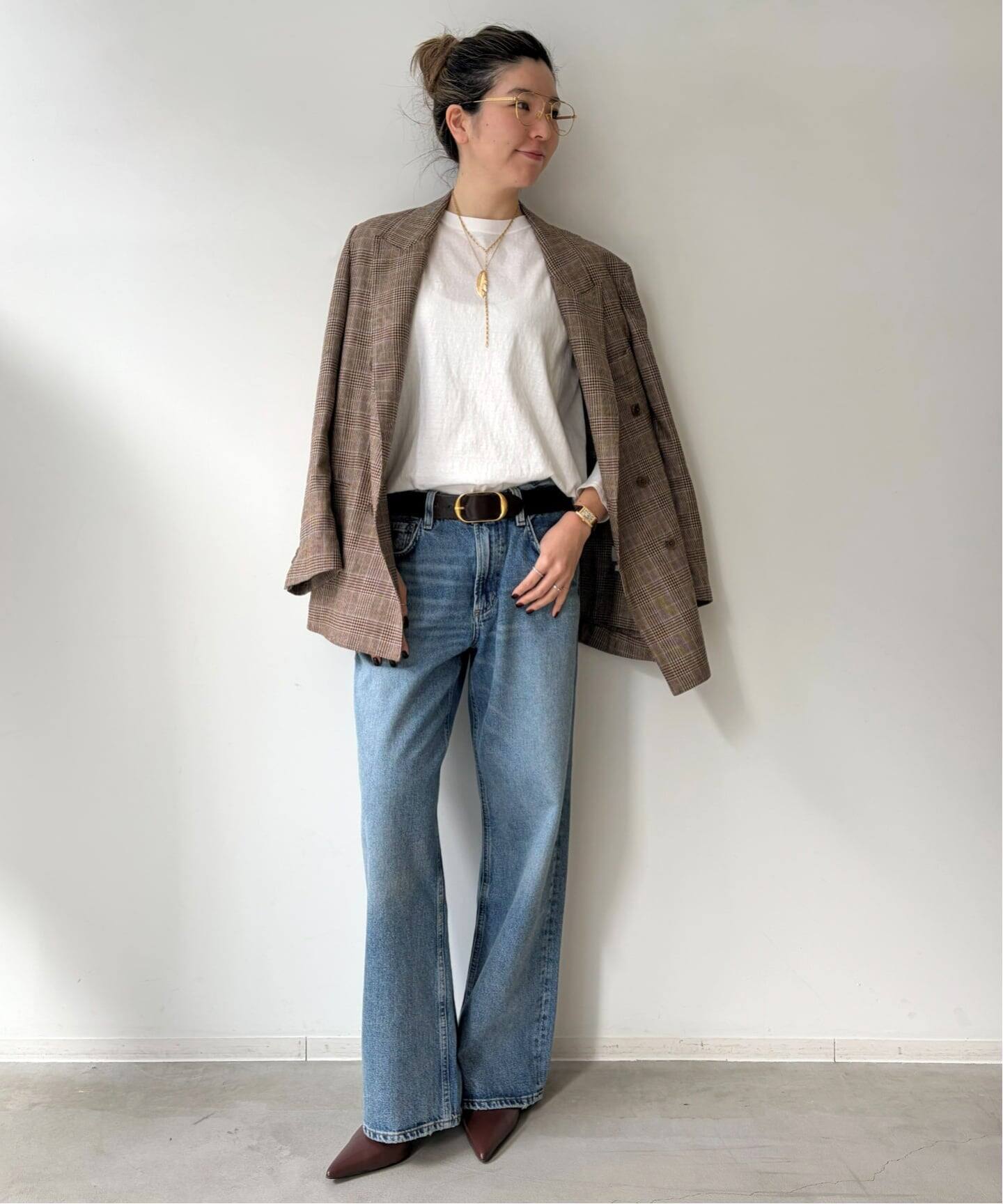 予約》【AMERICANA/アメリカーナ】 CREWNECK LONG SLEEVE TEE（Tシャツ