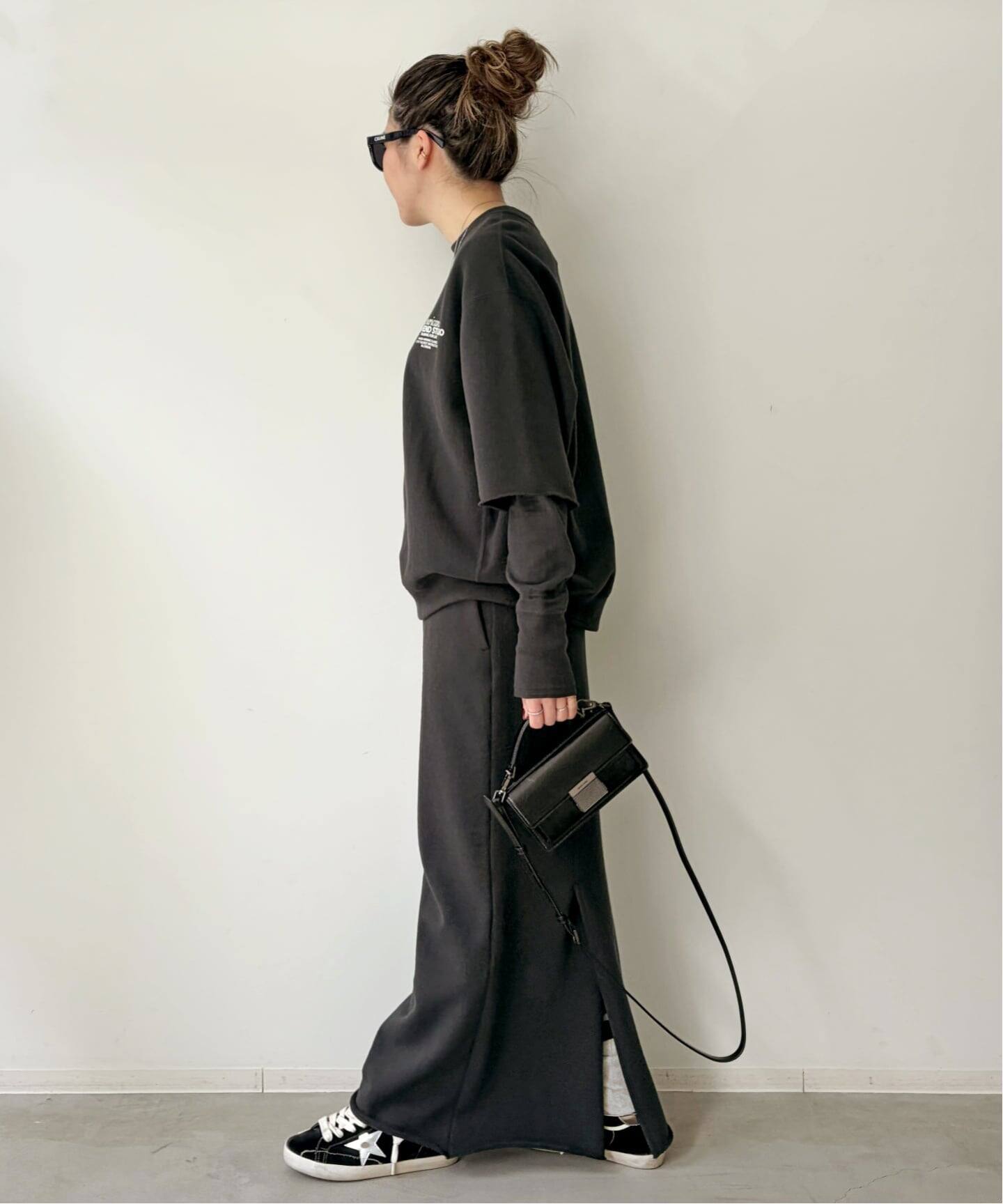 予約》【AMERICANA/アメリカーナ】 CREWNECK LONG SLEEVE TEE（Tシャツ