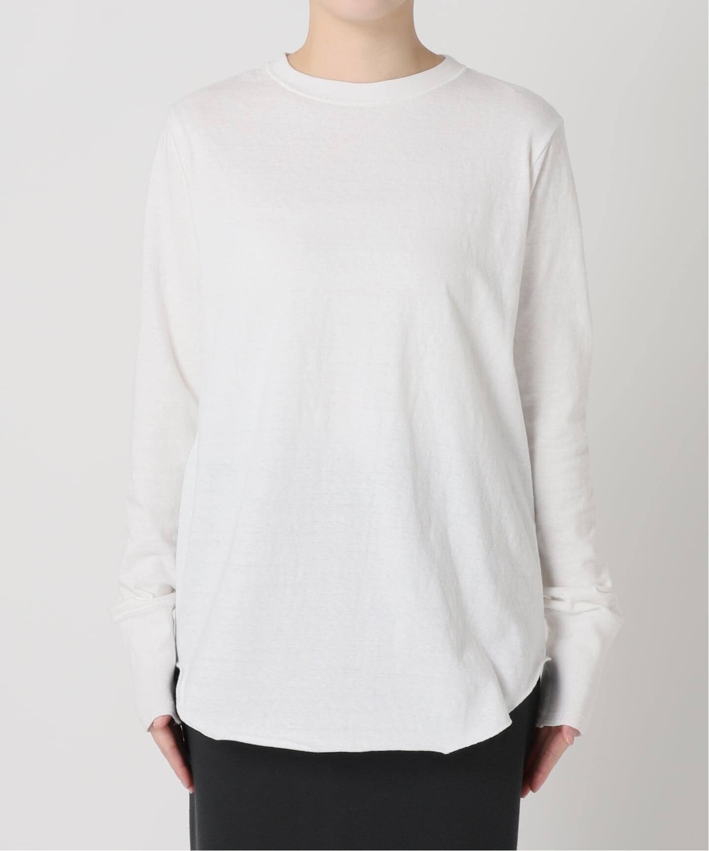 予約》【AMERICANA/アメリカーナ】 CREWNECK LONG SLEEVE TEE（Tシャツ