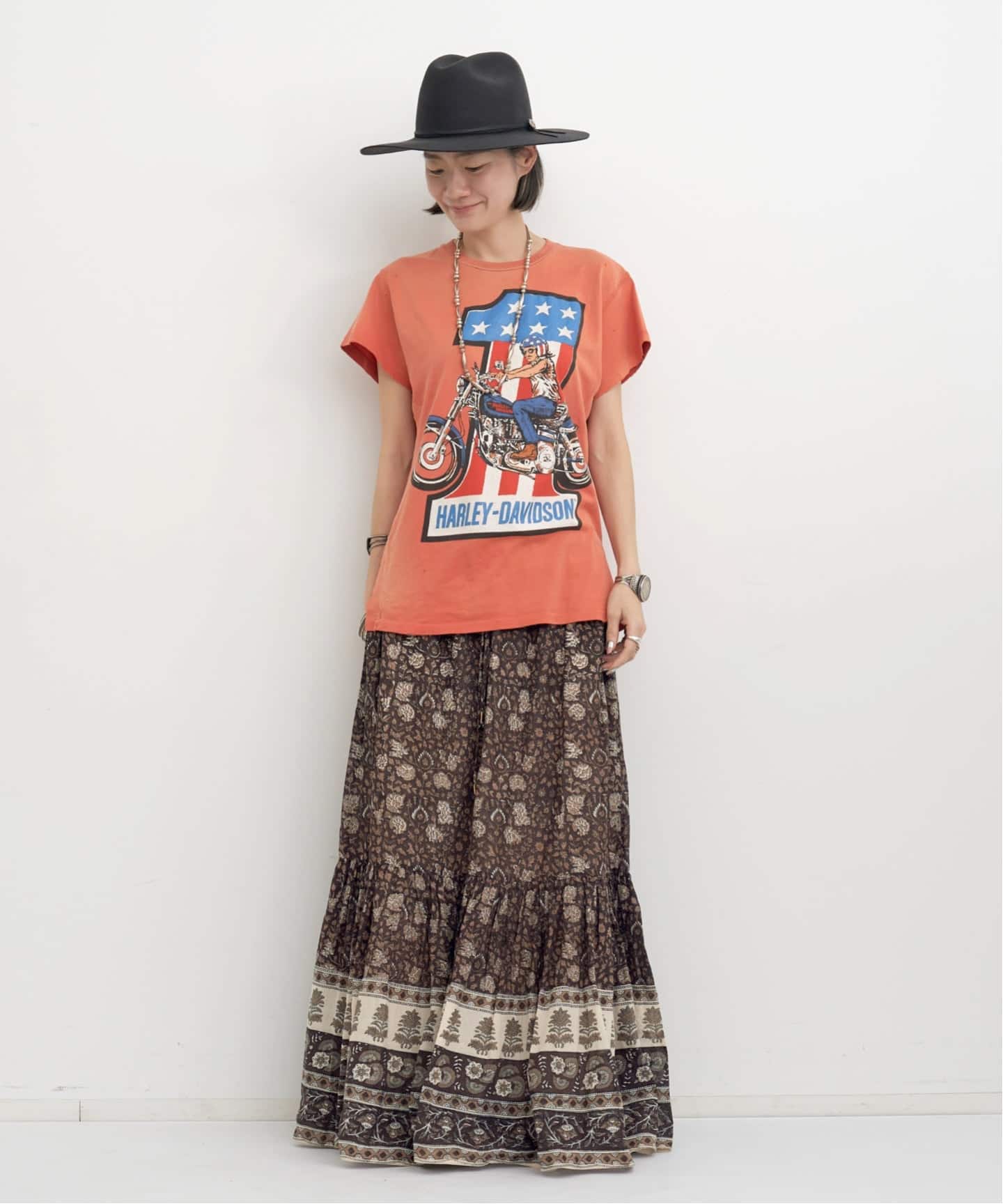 MADE WORN/メイド ウォン】 HARLEY 1 SHORT SLEEVE TEE（Tシャツ