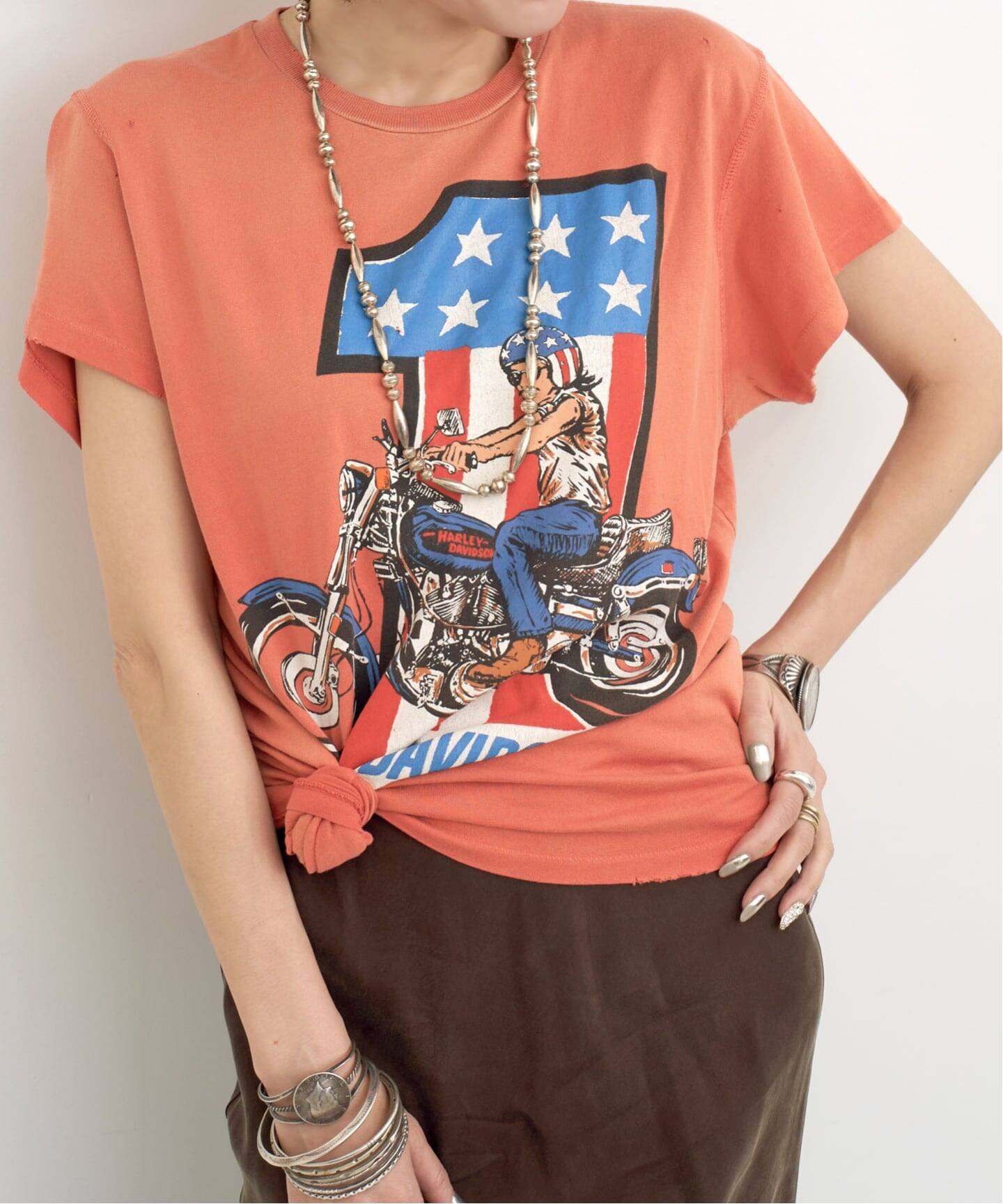 MADE WORN/メイド ウォン】 HARLEY 1 SHORT SLEEVE TEE（Tシャツ