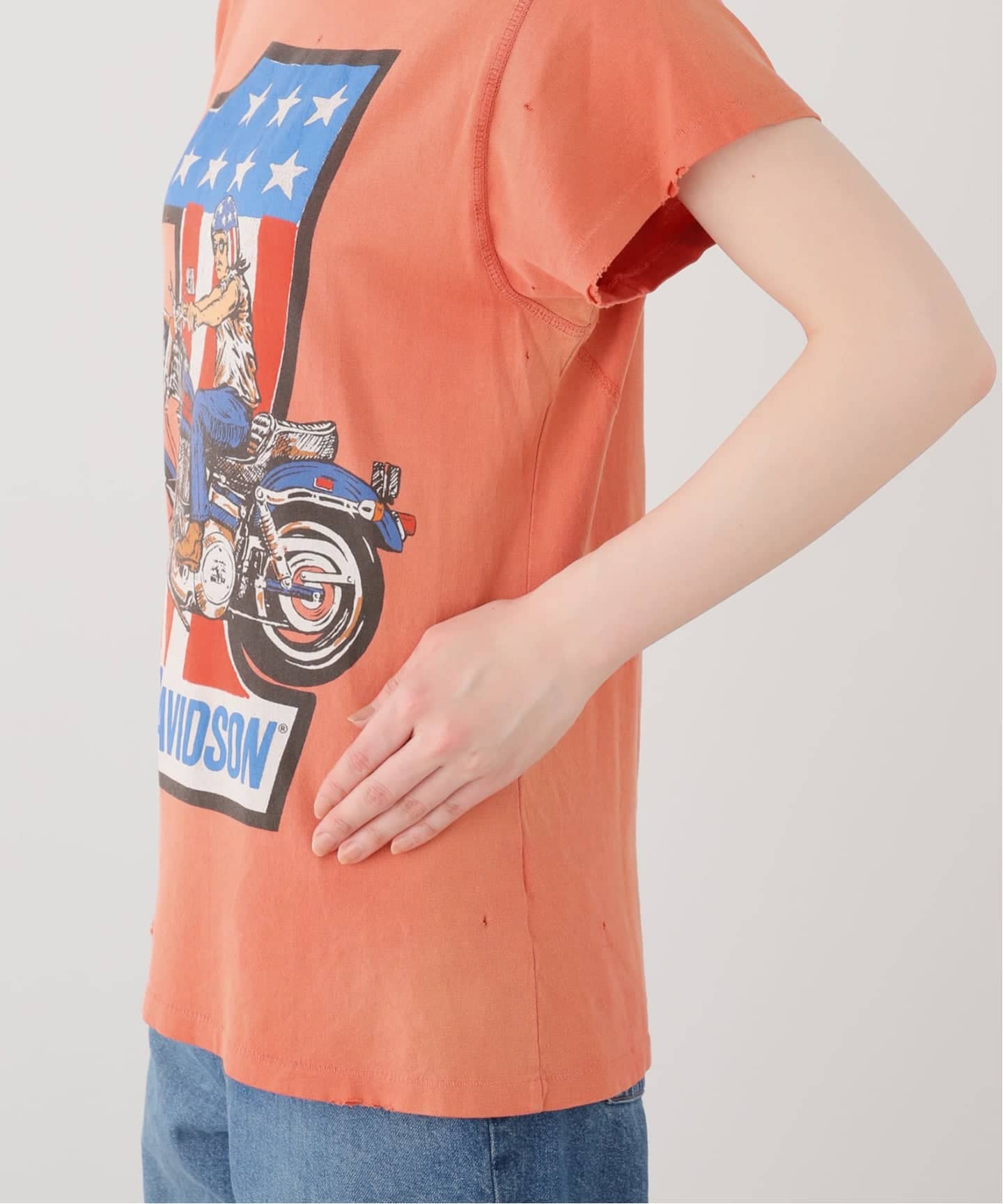 MADE WORN/メイド ウォン】 HARLEY 1 SHORT SLEEVE TEE（Tシャツ