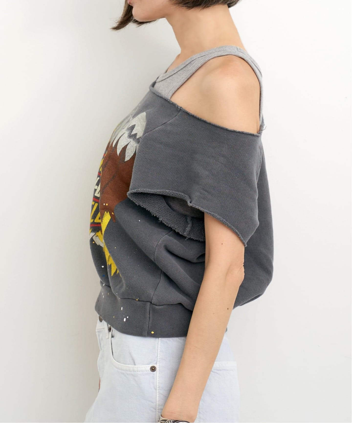 DEUXIEME CLASSE - 【MADE WORN/メイドウォーン】HARLEY DAVIDSON スウェット MADE WORN/メイド ウォン】 HARLEY D CUT SWEATSHIRTS（スウェット